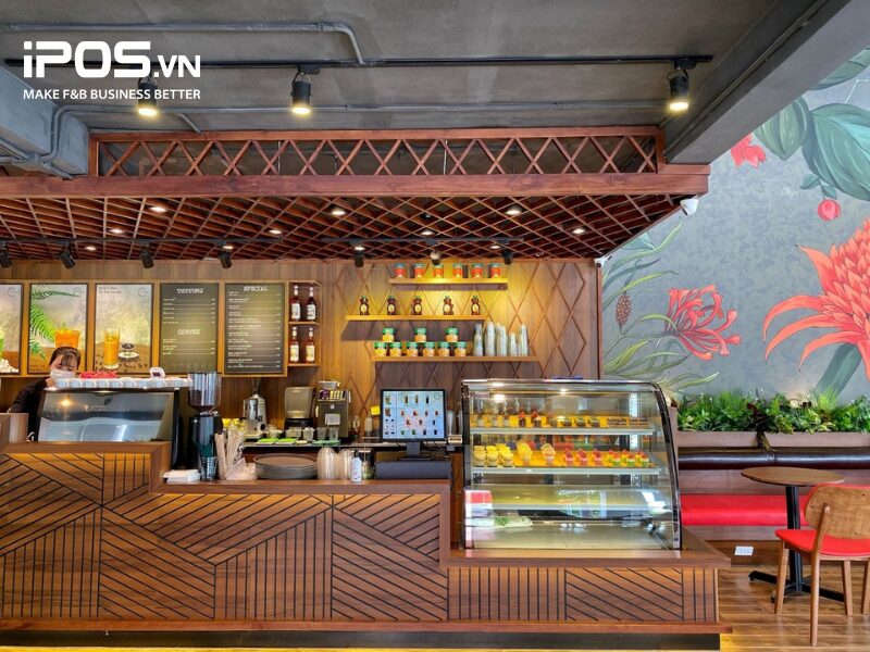 Không gian quầy bar hiện đại, sang trọng