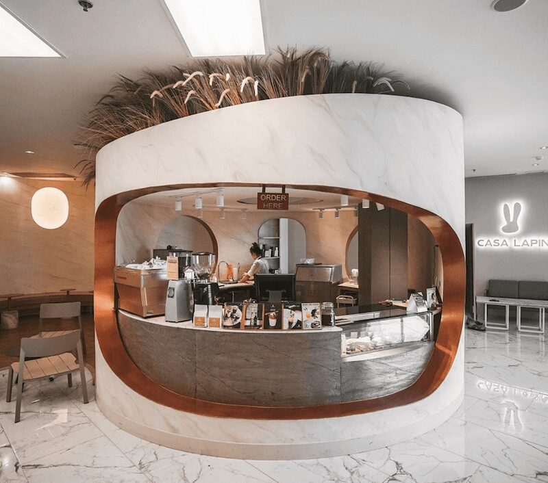 Quầy bar nhỏ gọn, phù hợp không gian nhỏ