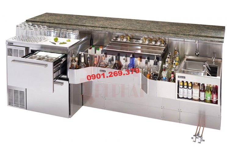 Quầy bar pha chế inox Ri Phát