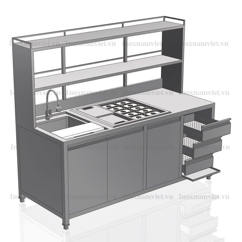 Quầy pha chế inox cao cấp