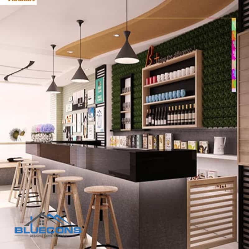 Quầy bar mini trong chung cư