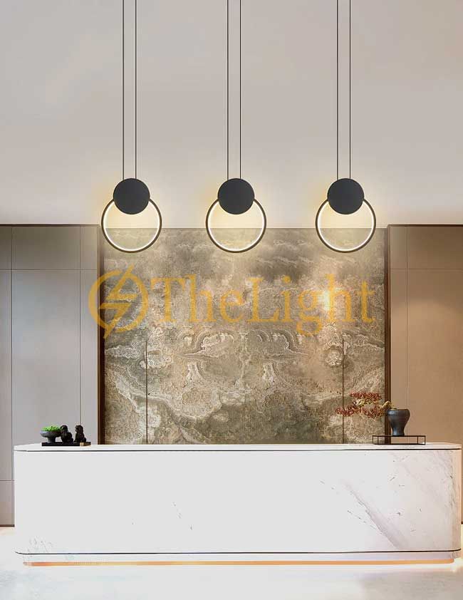 Đèn thả quầy bar LED 3 màu hiện đại cao cấp