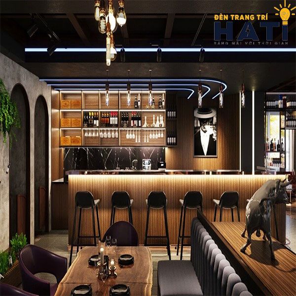 Quầy bar sáng tạo và sang trọng