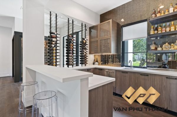 Hình ảnh quầy bar gỗ đẹp