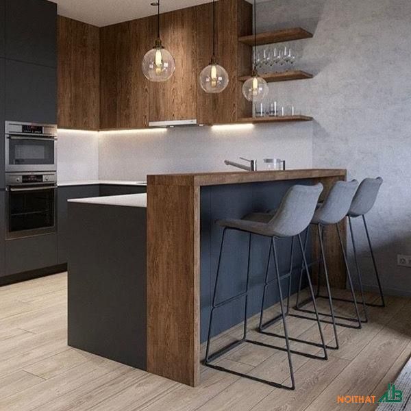 Quầy bar MDF cao cấp phủ sơn epoxy