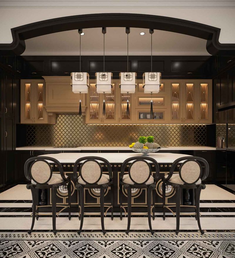 Quầy bar phong cách Indochine