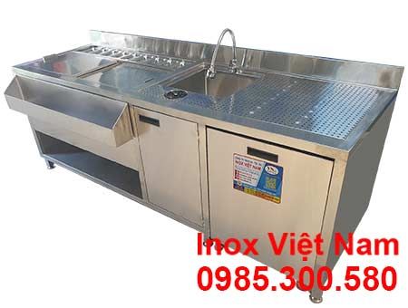 Quầy pha chế inox