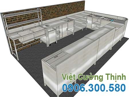 Thiết kế quầy bar cafe