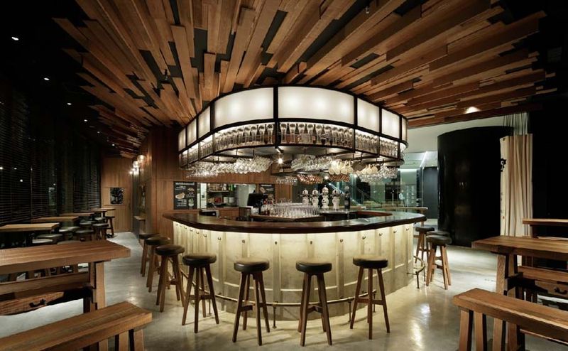 Thiết kế quầy bar nhà hàng