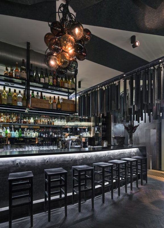 Mẫu đèn LED trang trí quầy bar độc đáo