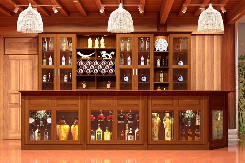 Top các mẫu quầy bar gỗ đẹp